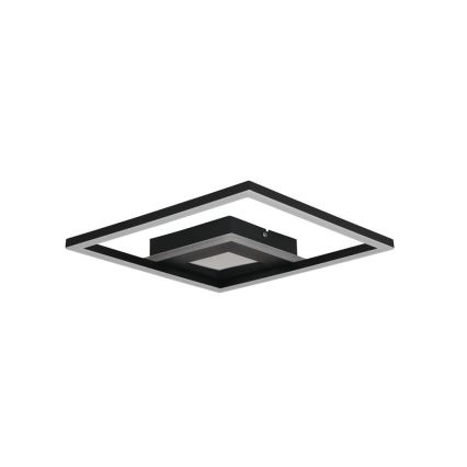 Searchlight - Dimmbare LED-Deckenleuchte QUADRATE LED/24W/230V 36x36 cm schwarz