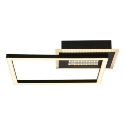 Searchlight - Plafonnier LED dimmable QUADRATE LED/24W/230V 36 x 36 cm noir