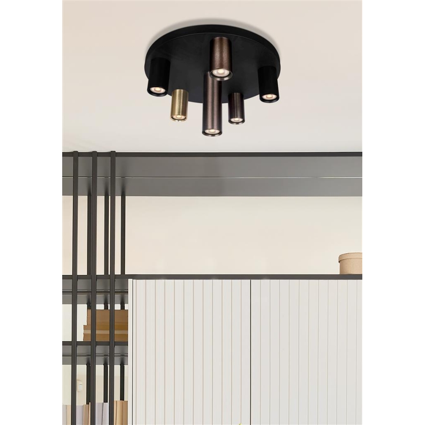Searchlight - Plafonnier TUBES 6xGU10/10W/230V Ø 40 cm