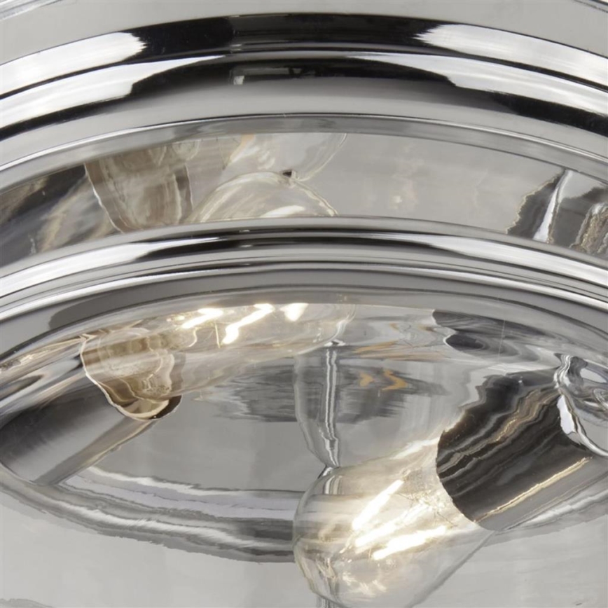 Searchlight - Plafonnier EDINBURGH I 2xE27/40W/230V chrome brillant