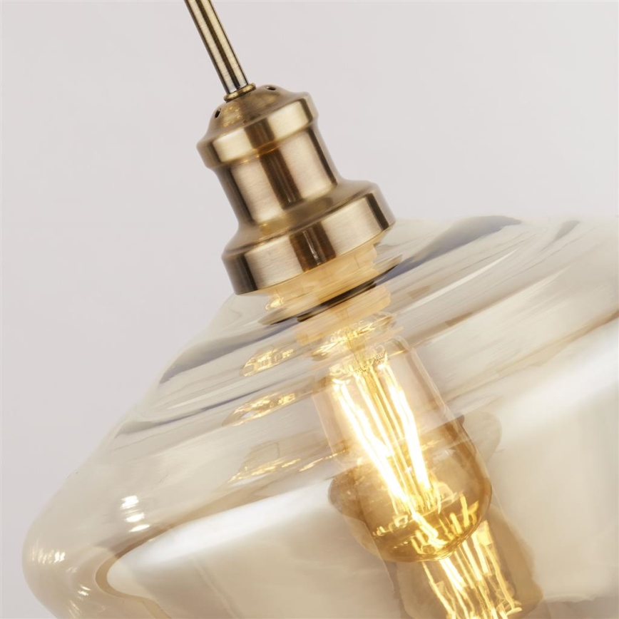 Searchlight - Lampadario a sospensione con filo MIA 3xE27/60W/230V ottone