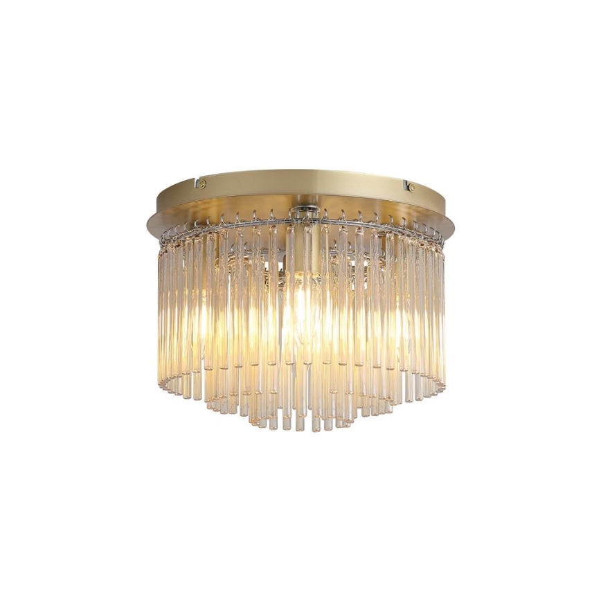 Searchlight - Plafoniera SWIZZLE 5xE14/60W/230V Ø 32 cm dorata