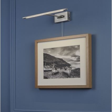 Searchlight - Lampada LED da quadro LED/7,7W/230V cromo lucido