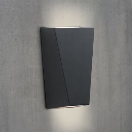 Searchlight - Applique da esterno OUT 2xGU10/3W/230V IP44 nero