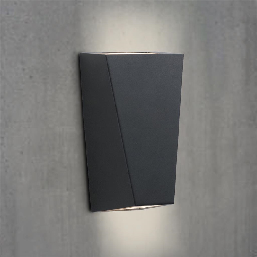 Searchlight - Applique murale extérieure OUT 2xGU10/3W/230V IP44 noir