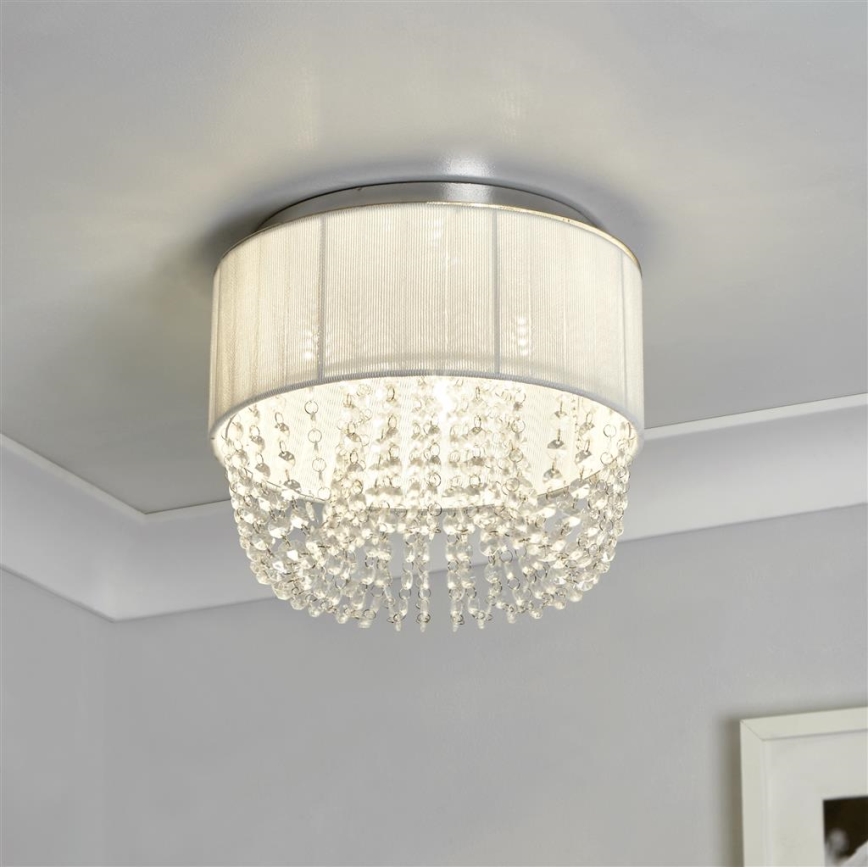 Searchlight - Deckenleuchte BELLANO 3xG9/7W/230V Ø 30 cm weiß