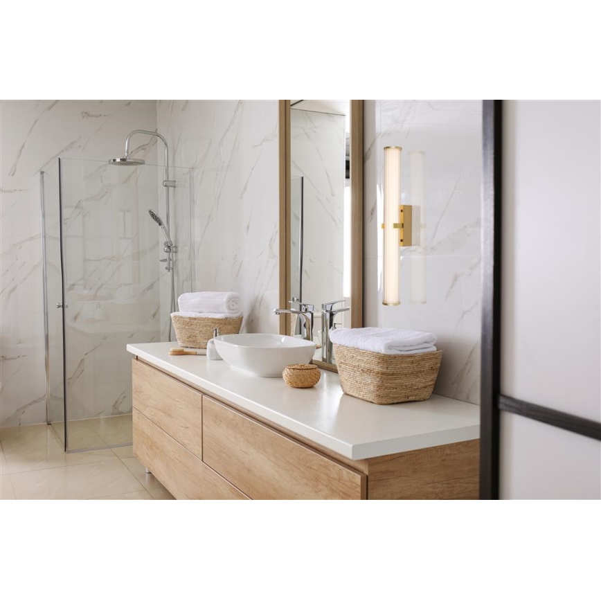 Searchlight - luminaire LED salle de bain CLAMP LED/23W/230V IP44 doré