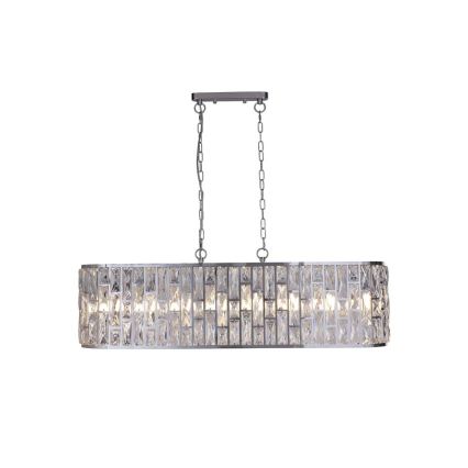 Searchlight - Lustre suspendu sur chaîne BIJOU 8xE14/40W/230V