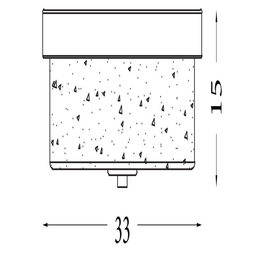 Searchlight - Plafoniera per il bagno PRESTON 2xE27/60W/230V IP44 Ø 33 cm ottone