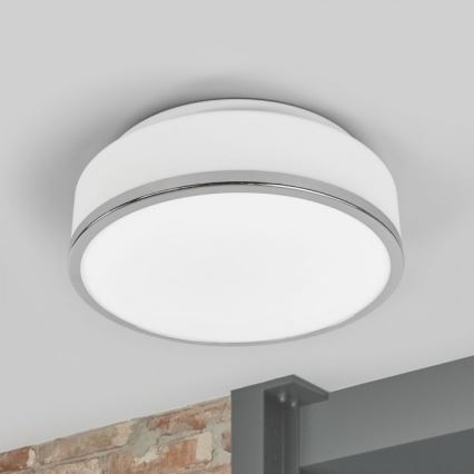 Searchlight - Deckenleuchte für Badezimmer DISC 2xE27/60W/230V IP44