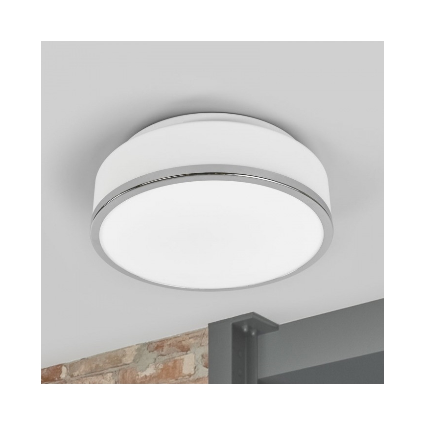 Searchlight - Deckenleuchte für Badezimmer DISC 2xE27/60W/230V IP44
