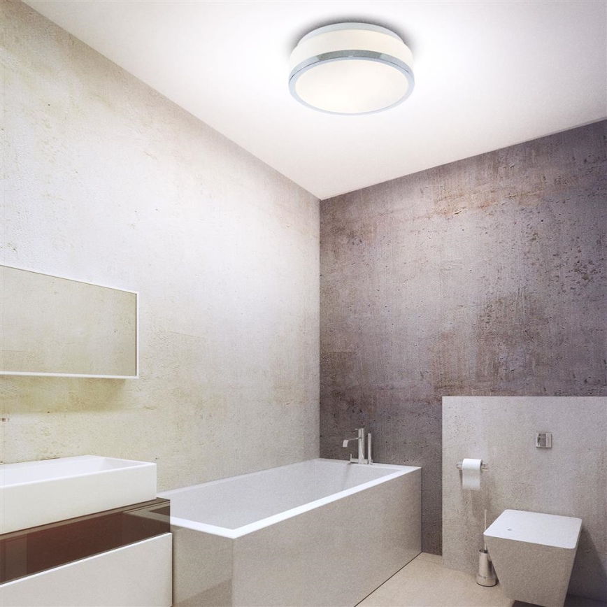 Searchlight - Plafoniera da bagno DISC 2xE27/60W/230V IP44
