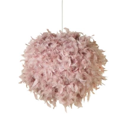 Searchlight - Paralume per lampadario KATE E14/E27 Ø 50 cm rosa