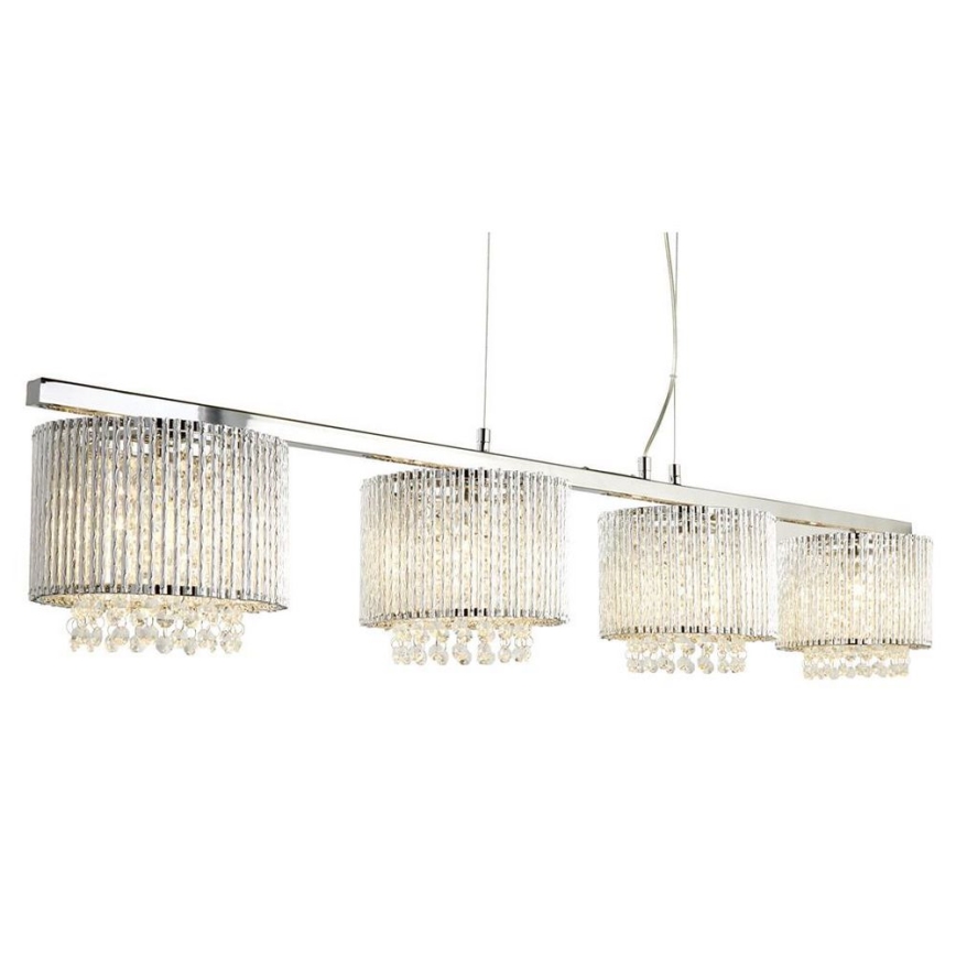 Searchlight - Lampadario a sospensione con filo ELISE 4xG9/33W/230V