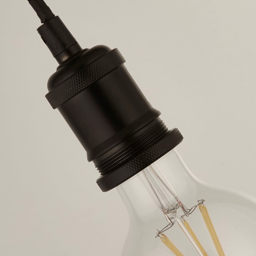 Searchlight - Lustre sur câble SUSPENSION 1xE27/60W/230V noir
