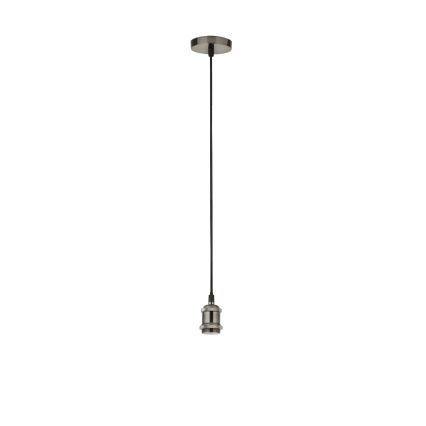 Searchlight - Suspension sur câble SUSPENSION 1xE27/60W/230V argentée