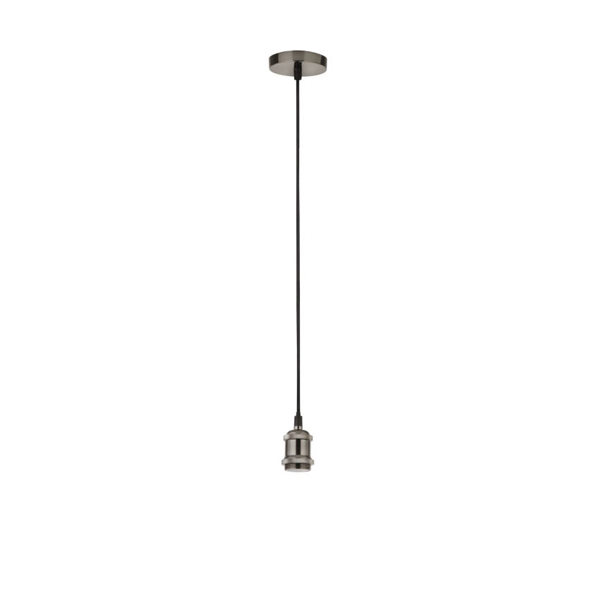 Searchlight - Suspension sur câble SUSPENSION 1xE27/60W/230V argentée