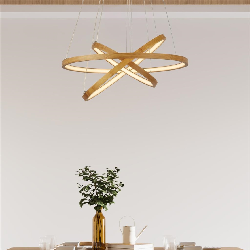 Searchlight - Lampadario LED a sospensione con filo ETERNITY LED/34,5W/230V oro