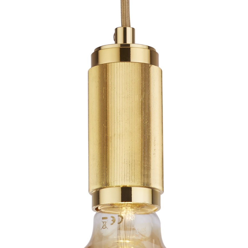 Searchlight - Suspension sur câble SUSPENSION 1xE27/60W/230V dorée