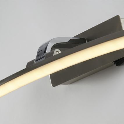 Searchlight - Lampada da quadro a LED SANTORINI LED/10,88W/230V argento