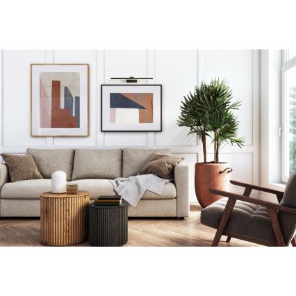 Searchlight - Lampada da parete LED RHODES LED/13,3W/230V nero