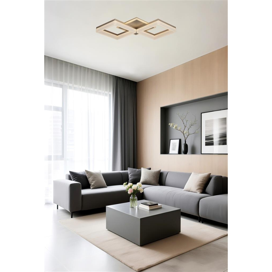 Searchlight - LED Plafonnier LED dimmable FENCE LED/25W/230V