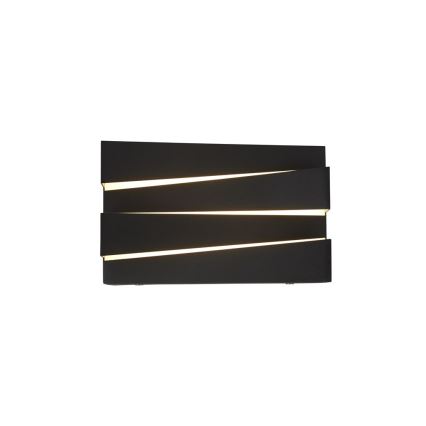 Searchlight - Applique murale LED SECTION LED/18W/230V noire