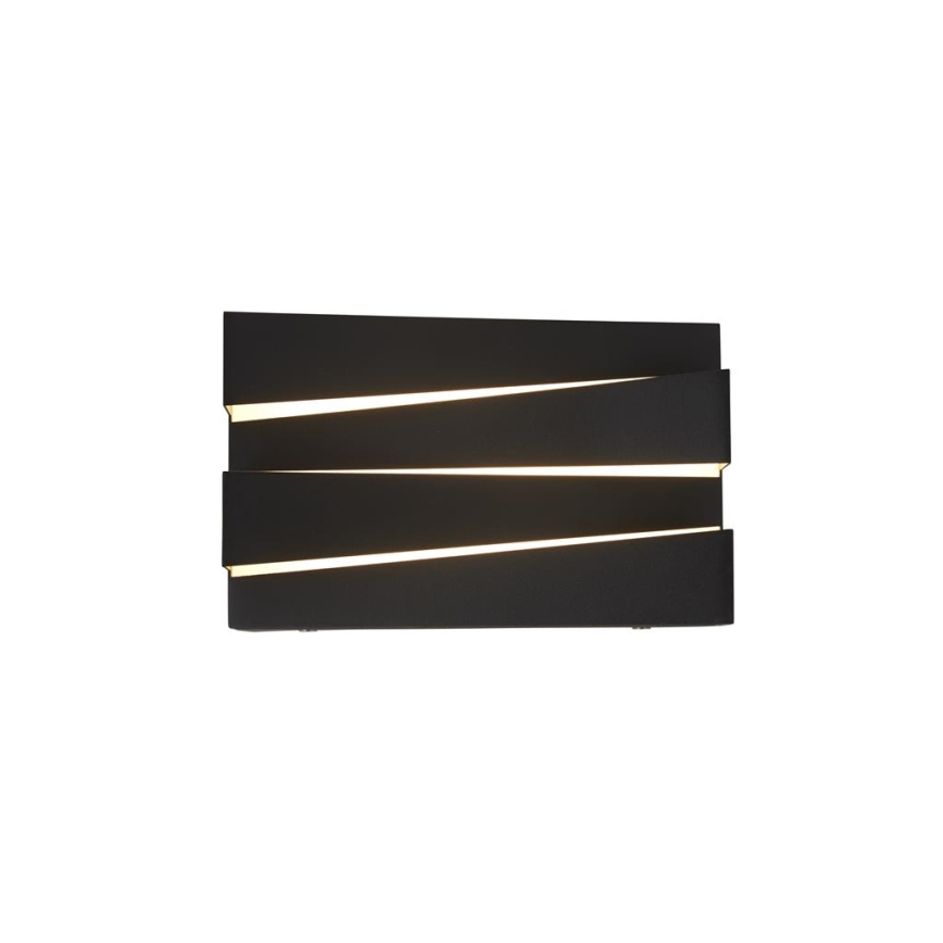 Searchlight - Applique murale LED SECTION LED/18W/230V noire