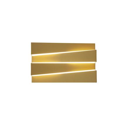 Searchlight - Applique murale SECTION LED/18W/230V dorée