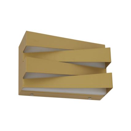 Searchlight - Lampada da parete LED SECTION LED/18W/230V dorata