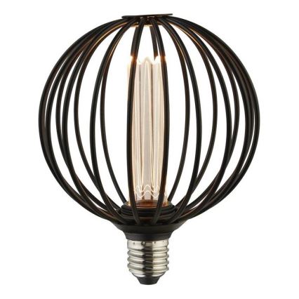 Searchlight - Suspension sur câble SWEDEN 5xE27/60W/230V marron/fumé