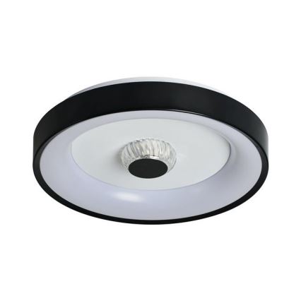 Searchlight - LED-dimmbare Deckenleuchte POLKA LED/24W/230V + LED/6W Ø 38,5 cm schwarz