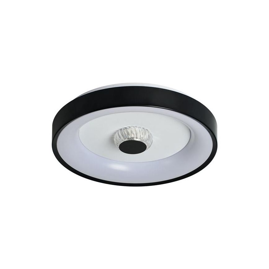 Searchlight - LED-dimmbare Deckenleuchte POLKA LED/24W/230V + LED/6W Ø 38,5 cm schwarz
