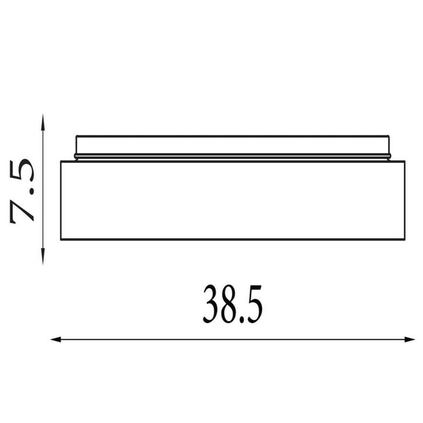 Searchlight - LED-dimmbare Deckenleuchte POLKA LED/24W/230V + LED/6W Ø 38,5 cm schwarz