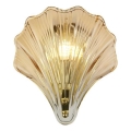 Searchlight - Applique da parete SHELL 1xG9/7W/230V fumé