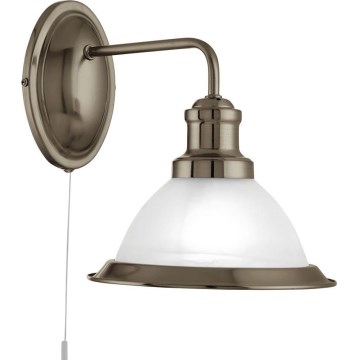 Searchlight - Applique murale BISTRO 1xE27/60W/230V laiton