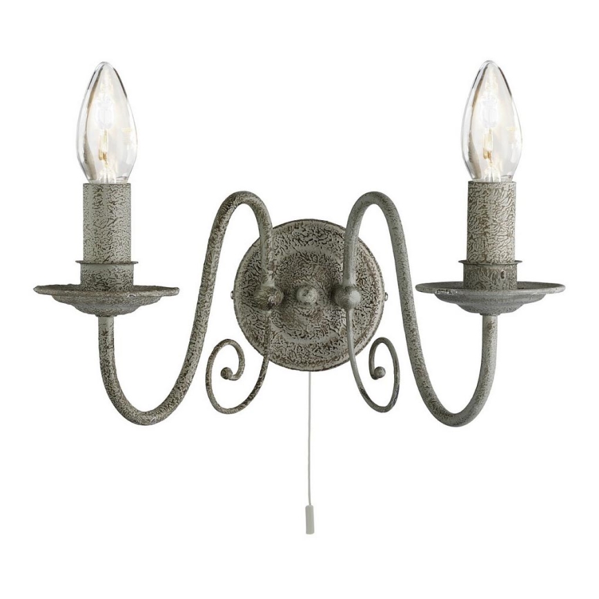 Searchlight - Applique murale GREYTHORNE 2xE14/40W/230V
