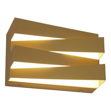 Searchlight - Applique murale SECTION LED/18W/230V dorée