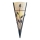Searchlight - Applique murale WALL 1xR7s/80W/230V laiton