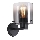 Searchlight - Applique SWEDEN 1xE27/60W/230V nero/smoked