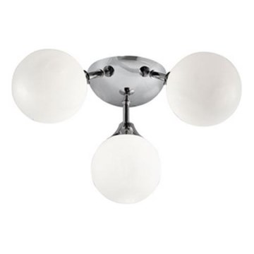 Searchlight - Deckenleuchte für Badezimmer FLUSH 3xG9/33W/230V IP44 matt Chrom