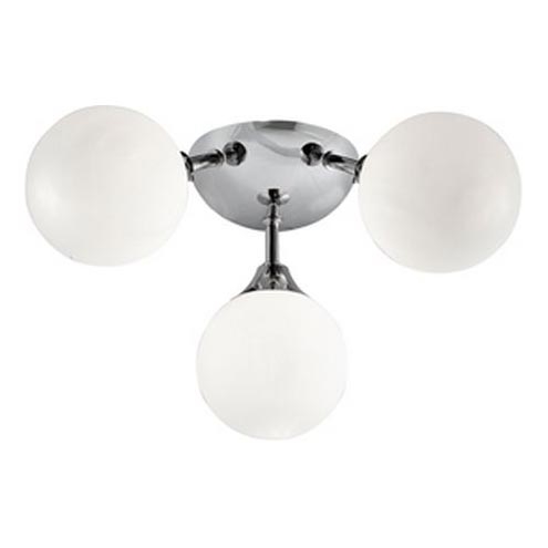 Searchlight - Deckenleuchte für Badezimmer FLUSH 3xG9/33W/230V IP44 matt Chrom