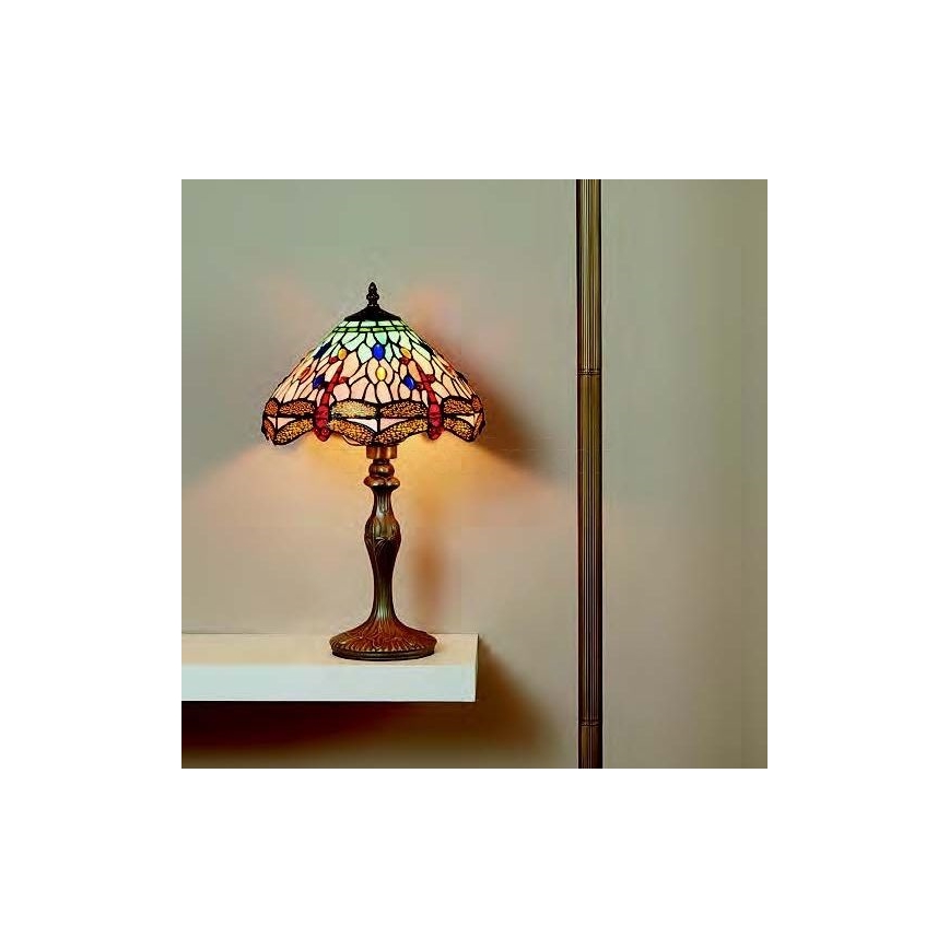 Searchlight - Tischlampe LIBELLE 1xE27/60W/230V