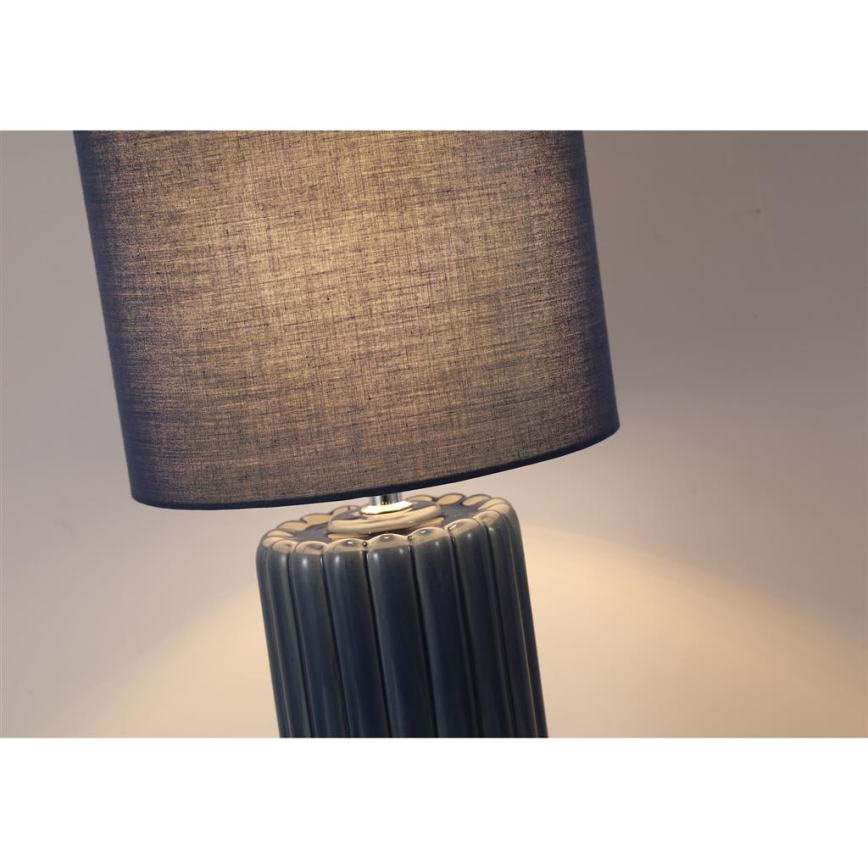 Searchlight - Tischlampe GROOVE 1xE14/60W/230V blau