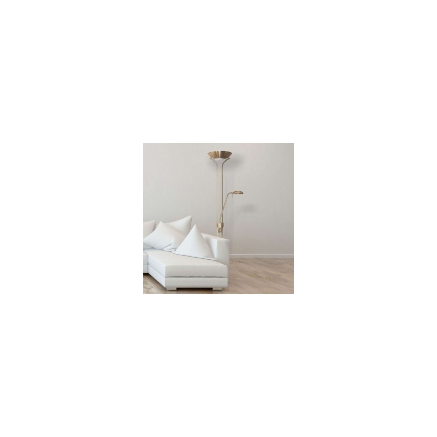 Searchlight - Lampada da terra con dimmer MOTHILD 1xR7s/14W+1xG9/8W/230V