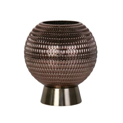 Searchlight - Lampe de table LED MILA, 0,6 W, 3xAAA, marron