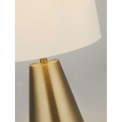 Searchlight - Lampada da tavolo 1xE14/25W/230V dorata