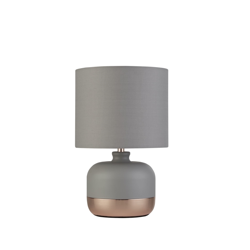 Searchlight - Lampada da tavolo 1xE14/7W/230V grigio