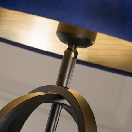 Searchlight - Lampada da tavolo CHIC 1xE27/60W/230V blu