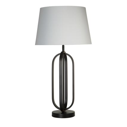 Searchlight - Lampada da tavolo CHIC 1xE27/60W/230V bianca